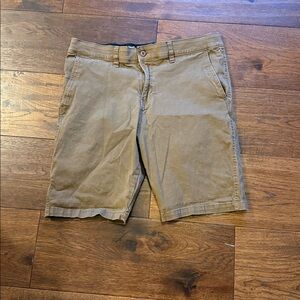 Men’s Khaki Denim Shorts